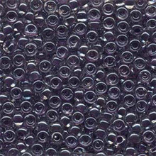 Japanese Miyuki Seed Beads, size 6/0, SKU 111031.MYK6-0223, grape lined crystal, (1 tube, apprx 24-28 grams, apprx 315 beads per tube)