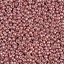 Japanese Miyuki Seed Beads, size 11/0, SKU 111030.MY11-4209, duracoat galvanized dark coral, (1 28-30 gram tube, apprx 3080 beads)