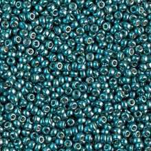 Japanese Miyuki Seed Beads, size 11/0, SKU 111030.MY11-4217, duracoat galvanized sea foam, (1 28-30 gram tube, apprx 3080 beads)