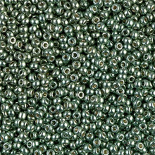 Japanese Miyuki Seed Beads, size 11/0, SKU 111030.MY11-4215, duracoat galvanized sea green, (1 28-30 gram tube, apprx 3080 beads)