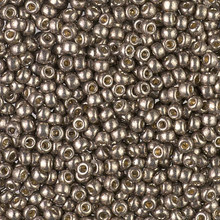 Japanese Miyuki Seed Beads, size 8/0, SKU 189008.MY8-4222, duracoat galvanized pewter, (1 26-28 gram tube, apprx 1120 beads)