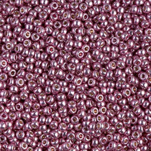 Japanese Miyuki Seed Beads, size 11/0, SKU 111030.MY11-4218, duracoat galvanized dusty orchid, (1 28-30 gram tube, apprx 3080 beads)