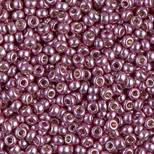 Japanese Miyuki Seed Beads, size 8/0, SKU 189008.MY8-4218, duracoat galvanized dusty orchid, (1 26-28 gram tube, apprx 1120 beads)