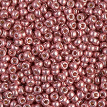 Japanese Miyuki Seed Beads, size 8/0, SKU 189008.MY8-4209, duracoat galvanized dark coral, (1 26-28 gram tube, apprx 1120 beads)