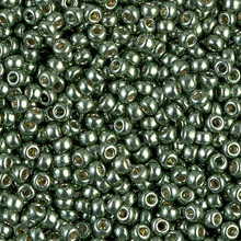 Japanese Miyuki Seed Beads, size 8/0, SKU 189008.MY8-4215, duracoat galvanized sea green, (1 26-28 gram tube, apprx 1120 beads)
