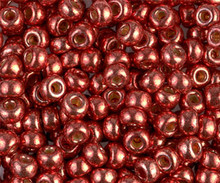 Japanese Miyuki Seed Beads, size 6/0, SKU 111031.MYK6-4208, duracoat galvanized berry, (1 tube, apprx 24-28 grams, apprx 315 beads per tube)