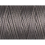 C-LON TEX 400 BEAD CORD, braided nylon multi-filament cord,  .9mm, 39 yards per bobbin, cocoa, (1 large bobbin)