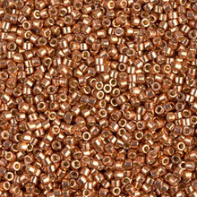 Delica Beads (Miyuki), size 11/0 (same as 12/0), SKU 195006.DB11-1836, duracoat galvanized muscat, (10gram tube, apprx 1900 beads)