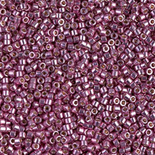 Delica Beads (Miyuki), size 11/0 (same as 12/0), SKU 195006.DB11-1848, duracoat galvanized dusty orchid, (10gram tube, apprx 1900 beads)