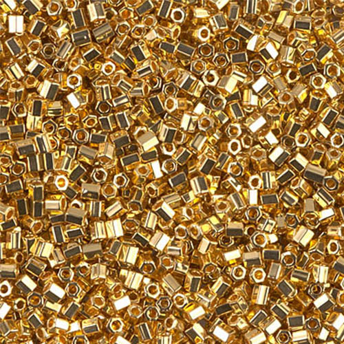 miyuki seed beads 11/0 24kt gold plated - beads 