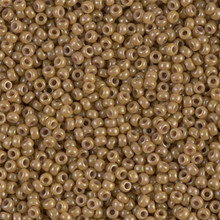 Japanese Miyuki Seed Beads, size 11/0, SKU 111030.MY11-1461, dyed opaque latte, (1 28-30 gram tube, apprx 3080 beads)