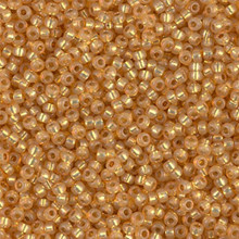 Japanese Miyuki Seed Beads, size 11/0, SKU 111030.MY11-4231, duracoat silver lined dyed gold flax, (1 28-30 gram tube, apprx 3080 beads)