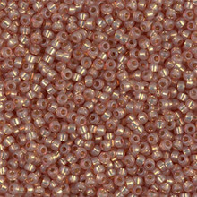 Japanese Miyuki Seed Beads, size 11/0, SKU 111030.MY11-4243, duracoat silver lined dyed topaz gold, (1 28-30 gram tube, apprx 3080 beads)