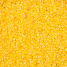 Delica Beads (Miyuki), size 11/0 (same as 12/0), SKU 195006.DB11-2032, luminous sun glow,   (10gram tube, apprx 1900 beads)