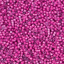 Delica Beads (Miyuki), size 11/0 (same as 12/0), SKU 195006.DB11-2050, luminous jazzberry,    (10gram tube, apprx 1900 beads)