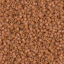 Delica Beads (Miyuki), size 11/0 (same as 12/0), SKU 195006.DB11-2107, duracoat opaque cedar, (10gram tube, apprx 1900 beads)