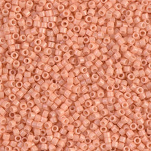Delica Beads (Miyuki), size 11/0 (same as 12/0), SKU 195006.DB11-2111, duracoat opaque tea rose, (10gram tube, apprx 1900 beads)