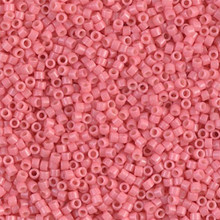Delica Beads (Miyuki), size 11/0 (same as 12/0), SKU 195006.DB11-2115, duracoat opaque guava, (10gram tube, apprx 1900 beads)
