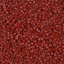 Delica Beads (Miyuki), size 11/0 (same as 12/0), SKU 195006.DB11-2119, duracoat opaque jujube, (10gram tube, apprx 1900 beads)