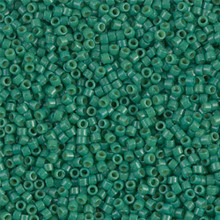 Delica Beads (Miyuki), size 11/0 (same as 12/0), SKU 195006.DB11-2127, duracoat opaque spruce, (10gram tube, apprx 1900 beads)