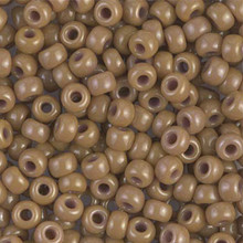 Japanese Miyuki Seed Beads, size 6/0, SKU 111031.MYK6-1461, opaque latte (dyed), (1 tube, apprx 24-28 grams, apprx 315 beads per tube)