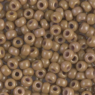 Japanese Miyuki Seed Beads, size 6/0, SKU 111031.MYK6-1461, opaque latte  (dyed), (1 tube, apprx 24-28 grams, apprx 315 beads per tube) - Land of  Odds with Warren Feld Jewelry