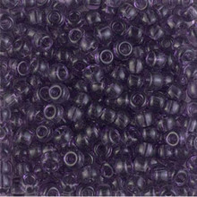 Japanese Miyuki Seed Beads, size 6/0, SKU 111031.MYK6-0157, transparent amethyst, (1 tube, apprx 24-28 grams, apprx 315 beads per tube)