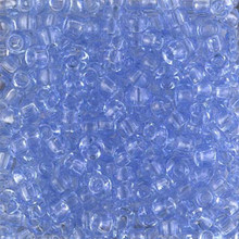 Japanese Miyuki Seed Beads, size 6/0, SKU 111031.MYK6-0159L, Transparent light cornflower blue, (1 tube, apprx 24-28 grams, apprx 315 beads per tube)