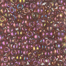 Japanese Miyuki Seed Beads, size 6/0, SKU 111031.MYK6-0301, dark topaz rainbow gold luster, (1 tube, apprx 24-28 grams, apprx 315 beads per tube)