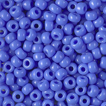 Japanese Miyuki Seed Beads, size 6/0, SKU 111031.MYK6-0417L, opaque periwinkle, (1 tube, apprx 24-28 grams, apprx 315 beads per tube)