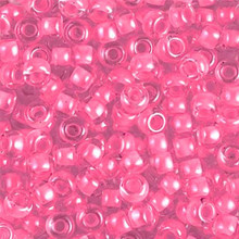 Japanese Miyuki Seed Beads, size 6/0, SKU 111031.MYK6-4299, luminous cotton candy, (1 tube, apprx 24-28 grams, apprx 315 beads per tube)