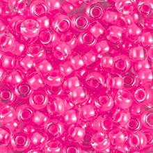 Japanese Miyuki Seed Beads, size 6/0, SKU 111031.MYK6-4301, luminous wild strawberry, (1 tube, apprx 24-28 grams, apprx 315 beads per tube)