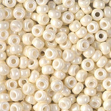Japanese Miyuki Seed Beads, size 6/0, SKU 111031.MYK6-0594, cream ceylon, (1 tube, apprx 24-28 grams, apprx 315 beads per tube)