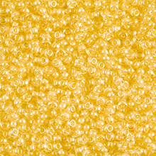 Japanese Miyuki Seed Beads, size 11/0, SKU 111030.MY11-1121, luminous sun glow, (1 28-30 gram tube, apprx 3080 beads)