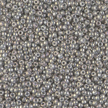 Japanese Miyuki Seed Beads, size 11/0, SKU 111030.MY11-1865, opaque smoke gray luster, (1 28-30 gram tube, apprx 3080 beads)