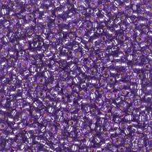 Japanese Miyuki Seed Beads, size 11/0, SKU 111030.MY11-4278, duracoat silverlined dyed orchid, (1 28-30 gram tube, apprx 3080 beads)