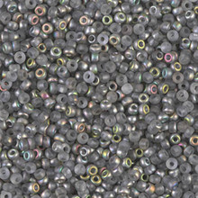Japanese Miyuki Seed Beads, size 11/0, SKU 111030.MY11-4557, vitrail matte, (1 28-30 gram tube, apprx 3080 beads)