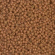 Japanese Miyuki Seed Beads, size 11/0, SKU 111030.MY11-4457, duracoat opaque persimmon, (1 28-30 gram tube, apprx 3080 beads)