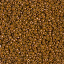 Japanese Miyuki Seed Beads, size 11/0, SKU 111030.MY11-4459, duracoat opaque sienna, (1 28-30 gram tube, apprx 3080 beads)
