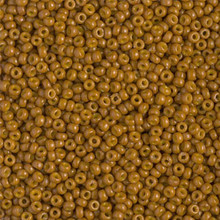 Japanese Miyuki Seed Beads, size 11/0, SKU 111030.MY11-4460, duracoat opaque toast, (1 28-30 gram tube, apprx 3080 beads)