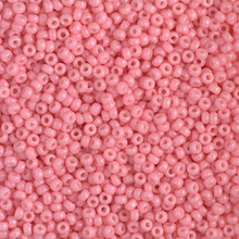 Japanese Miyuki Seed Beads, size 11/0, SKU 111030.MY11-4463, duracoat opaque lychee, (1 28-30 gram tube, apprx 3080 beads)