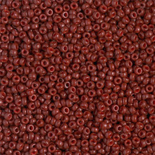 Japanese Miyuki Seed Beads, size 11/0, SKU 111030.MY11-4470, duracoat opaque maroon, (1 28-30 gram tube, apprx 3080 beads)