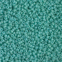 Japanese Miyuki Seed Beads, size 11/0, SKU 111030.MY11-4475, duracoat opaque sea opal, (1 28-30 gram tube, apprx 3080 beads)