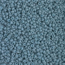 Japanese Miyuki Seed Beads, size 11/0, SKU 111030.MY11-4479, duracoat opaque moody blue, (1 28-30 gram tube, apprx 3080 beads)