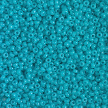 Japanese Miyuki Seed Beads, size 11/0, SKU 111030.MY11-4480, duracoat opaque underwater blue, (1 28-30 gram tube, apprx 3080 beads)