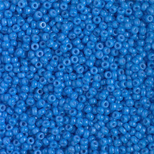 Japanese Miyuki Seed Beads, size 11/0, SKU 111030.MY11-4484, duracoat opaque delphinium, (1 28-30 gram tube, apprx 3080 beads)