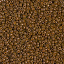 Japanese Miyuki Seed Beads, size 11/0, SKU 111030.MY11-4492, duracoat opaque cognac, (1 28-30 gram tube, apprx 3080 beads)