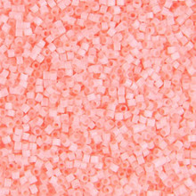 Delica Beads (Miyuki), size 11/0 (same as 12/0), SKU 195006.DB11-1856, silk inside dyed flamingo, (10gram tube, apprx 1900 beads)