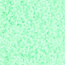 Delica Beads (Miyuki), size 11/0 (same as 12/0), SKU 195006.DB11-1858, silk inside dyed mint green, (10gram tube, apprx 1900 beads)