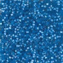 Delica Beads (Miyuki), size 11/0 (same as 12/0), SKU 195006.DB11-1860, silk inside dyed delphinium, (10gram tube, apprx 1900 beads)